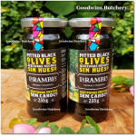 Pickle olive BLACK OLIVE PITTED LaRambla Spain 235g LA RAMBLA